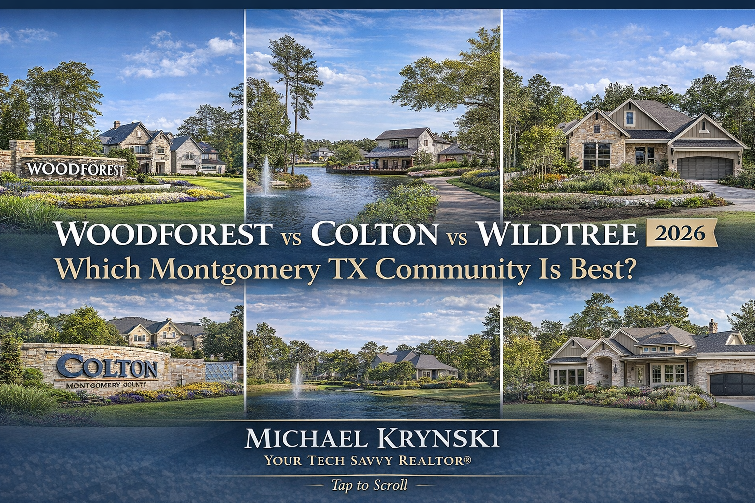 woodforrest vs colton vs wildtree texas new home community comarison