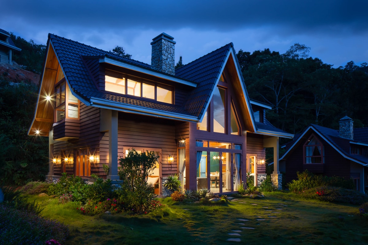 Highland Homes model home exterior showcase